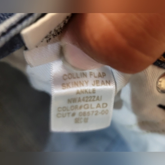 Hudson | Mid Rise Blue Collin Skinny Fit Ankle Jeans Flap Pocket | Size… - Picture 3 of 7